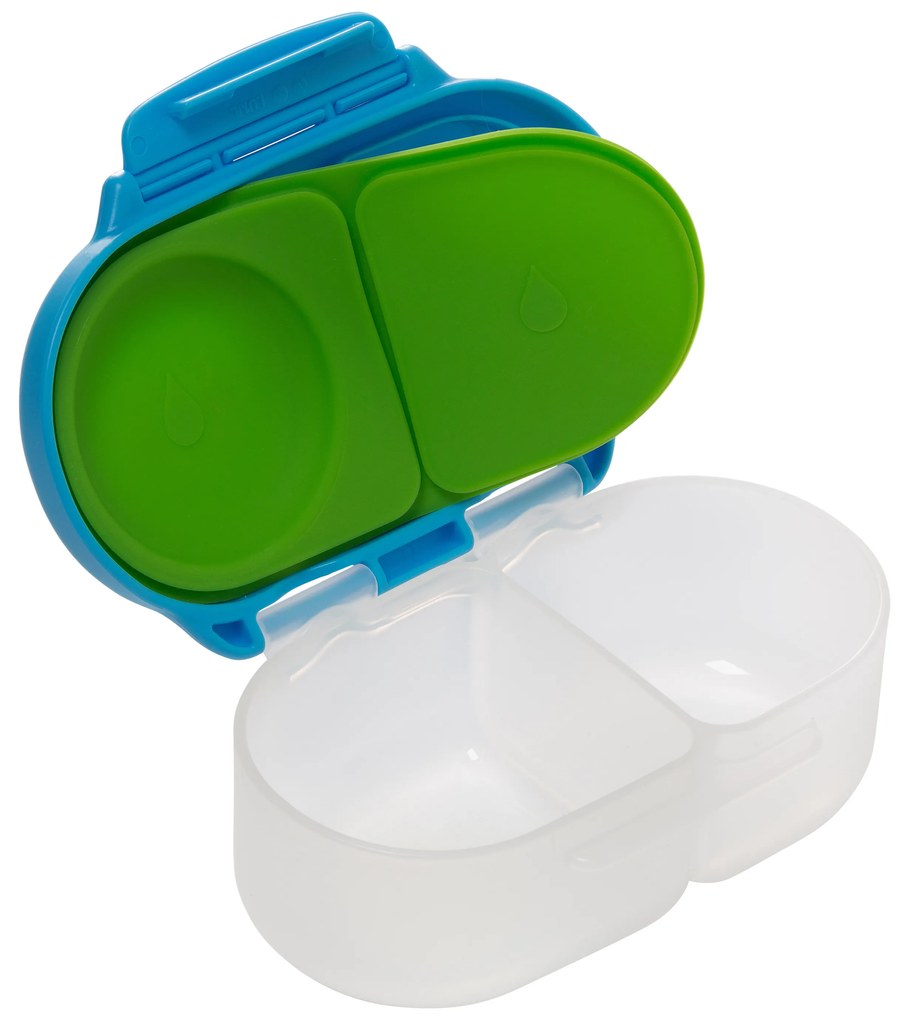 Box porta merenda piccolo – blu/verde