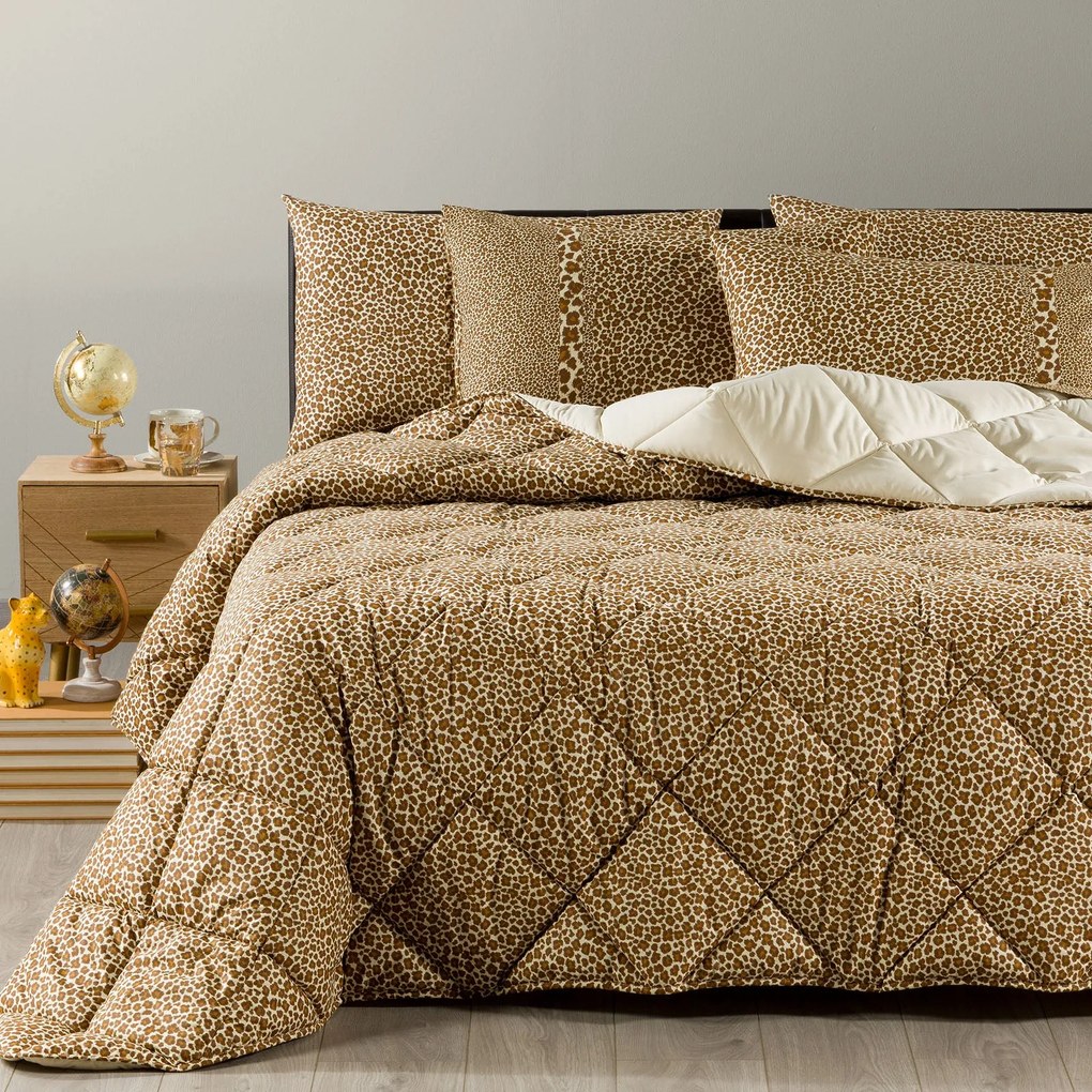 Trapunta in Cotone Leopard Matrimoniale New Generation