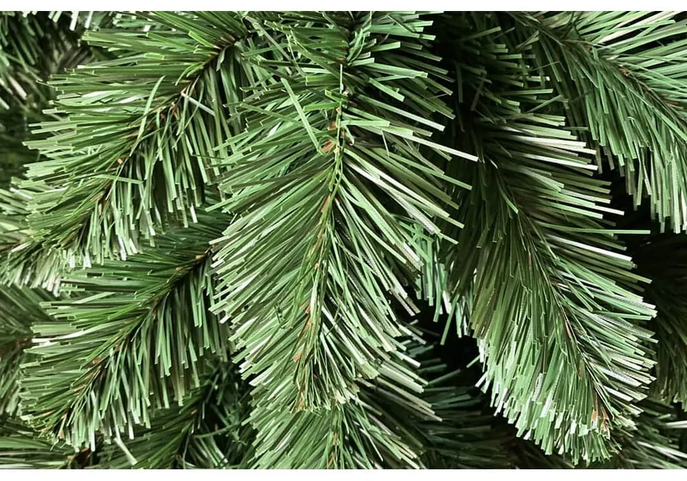 Tradineur Albero di Natale Artificiale Disegno Verde Altezza 120 cm Facile Montaggio Fabbricazione in PVC Metallo Rivestito Robusto e Durevole