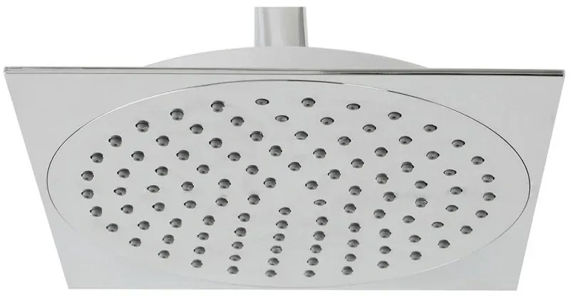 Soffione Doccia Quadrato Cromo 20x20 cm Ultra Slim