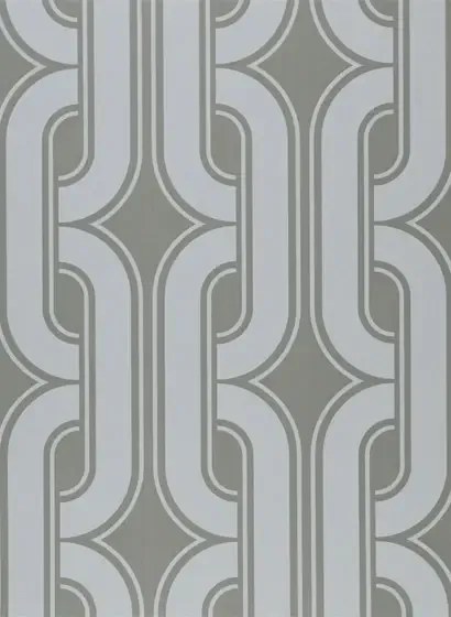 Little Greene Carta da parati Lavaliers - Viridian