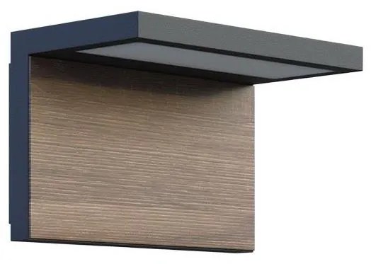 Applique a LED da esterno NATURA LED/12W/230V 4000K IP65 marrone/antracite