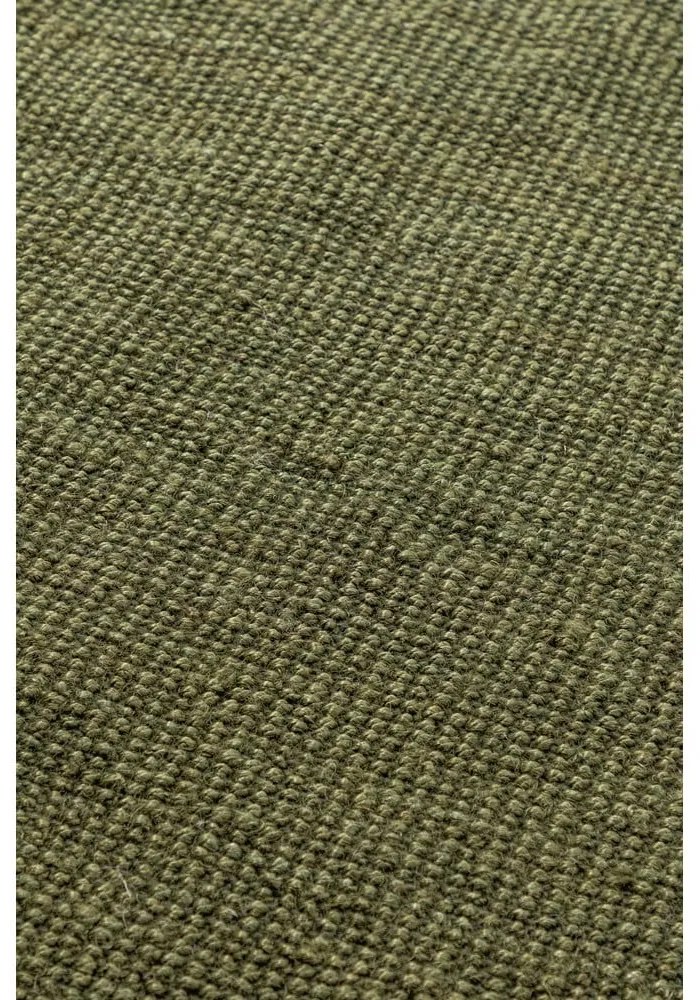 Passatoia color kaki in iuta 80x200 cm Bouclé – Hanse Home