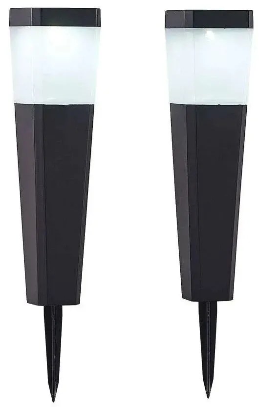 Lindby - Hadrias Lampada a Luce Solare Nero/Bianco Lindby