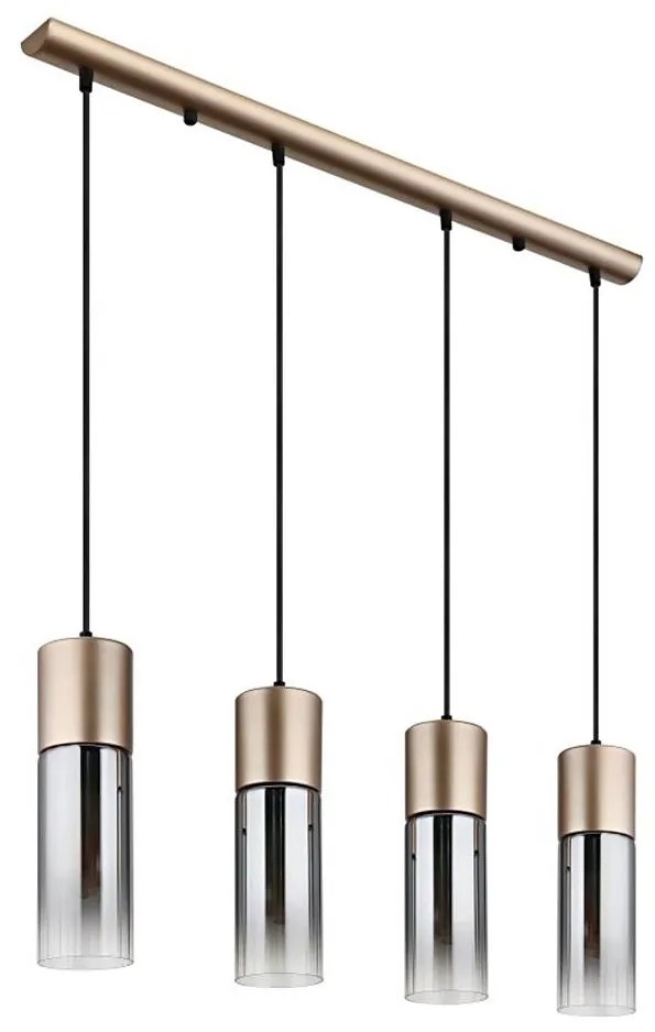 Globo 21000-4HCA - Lampadario a sospensione su cavo ANNIKA 4xE27/25W/230V