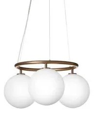 Miira 3 Circular Lampadario Dark Bronze/Opal - Nuura