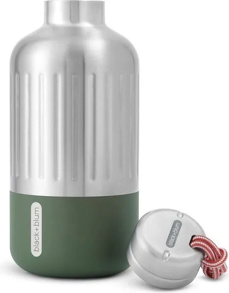 Bottiglia termica argentata in acciaio inox 650 ml Explorer – Black + Blum