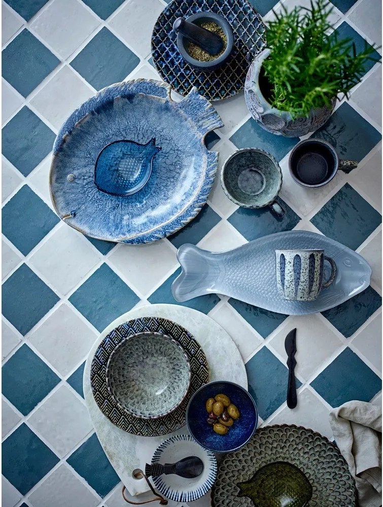 Tazzine in set grigie in ceramica 4 pz 365 ml Katrina – Bloomingville