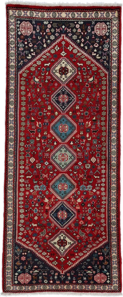 Abadeh Tappeto persiano 200 x 80 (Iran) Annodato A Mano