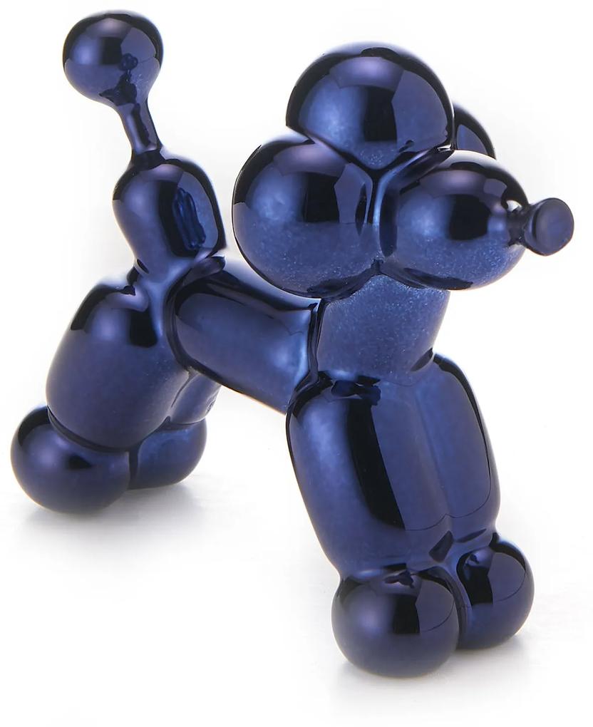 Barboncino Palloncino in Piedi H. 7 cm - Blu