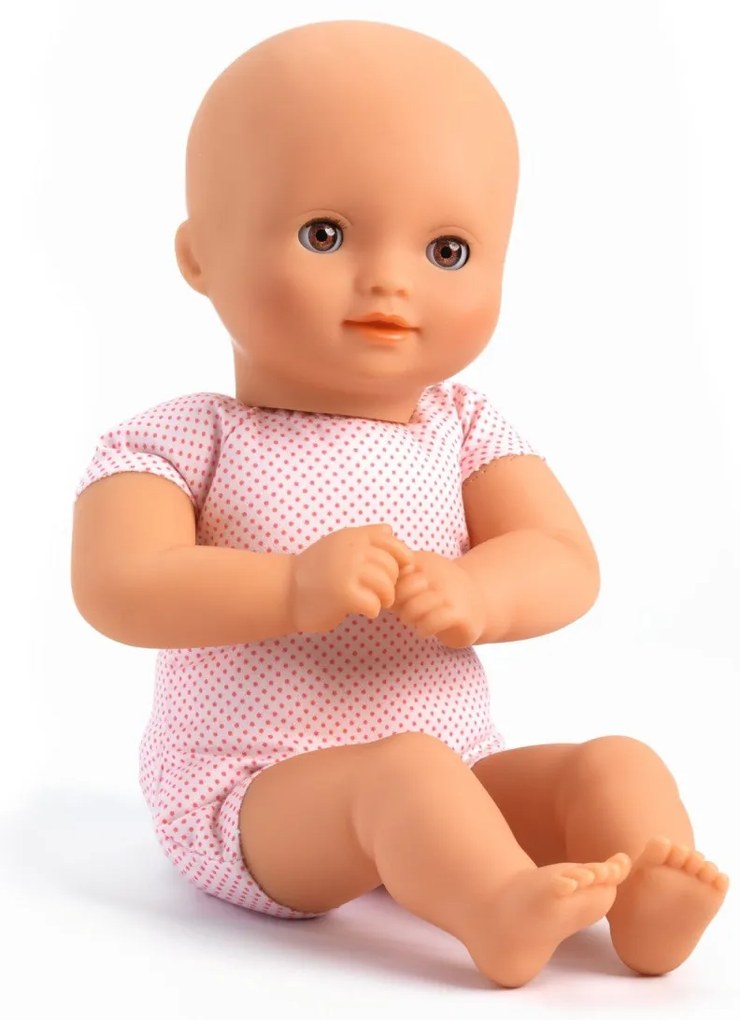 Baby Pomea - Bambola Flora con vestitini chic Petit Pan