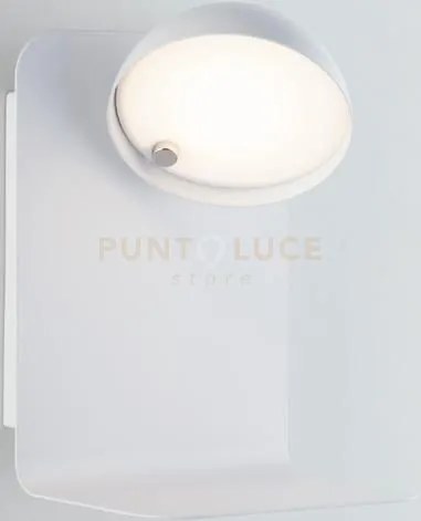 Applique a parete led boing orientabile bianca con usb 2a 5w 500lm ...