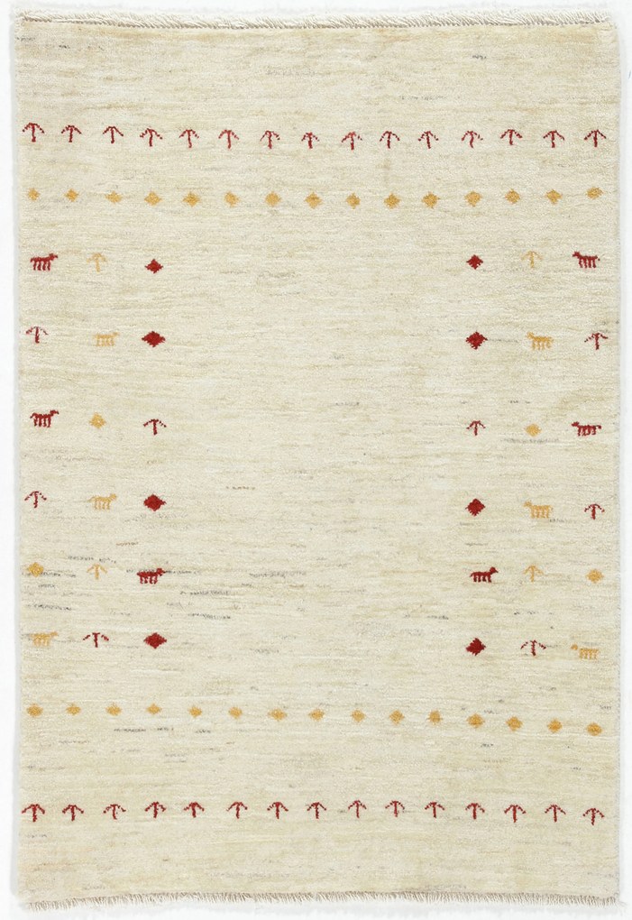 Gabbeh Tappeto 120x80 (Iran) Annodato A Mano