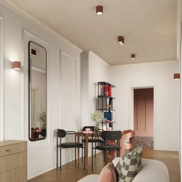 Sollux SL.1806 - Applique AURA 1xG9/10W/230V marrone