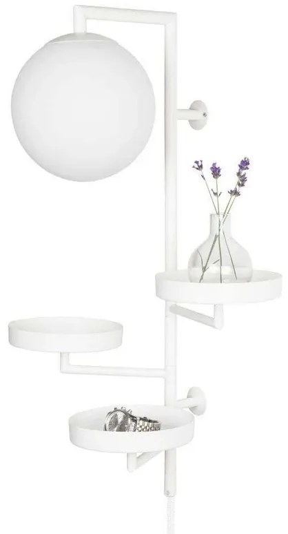 Astoria Applique Da Parete Bianco - Globen Lighting