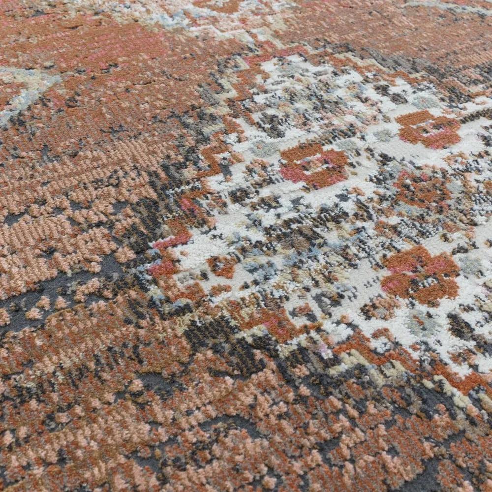 Tappeto rosso-marrone 170x120 cm Zola - Asiatic Carpets