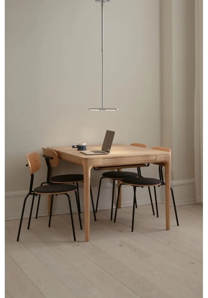 Lampadario LED argentato in metallo con paralume in metallo Omni Ceiling – UMAGE