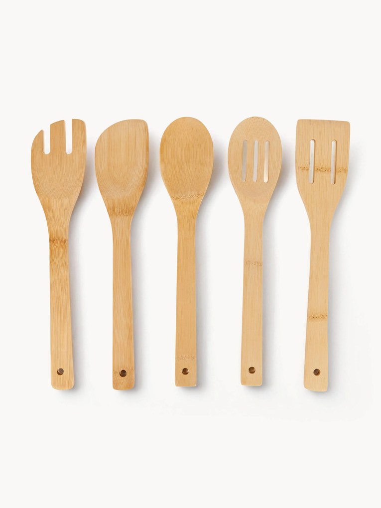 Set di 5 utensili da cucina in bambù Grodi