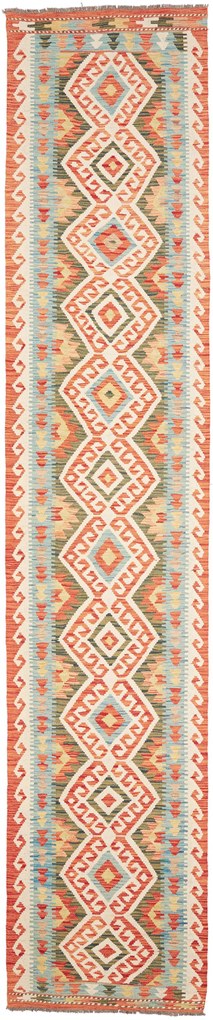 Kilim Tappeto 400 x 80 (Pakistan) Tessuto A Mano