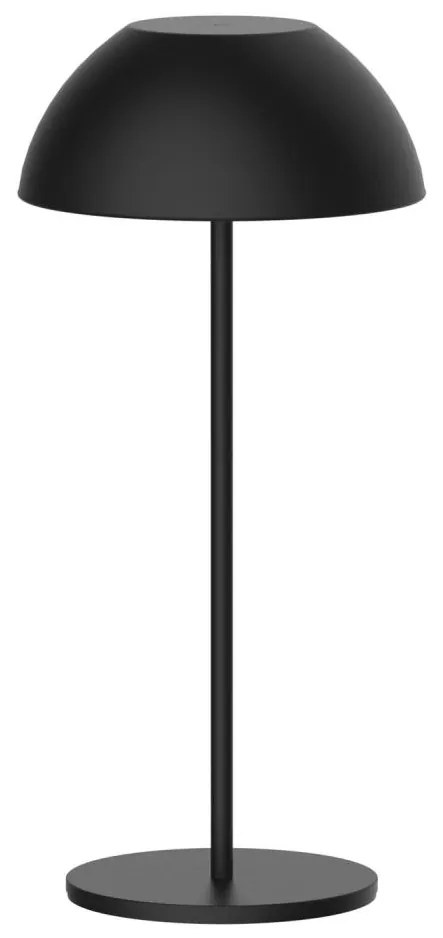 Lampada da tavolo LED dimmerabile TANZANIA LED/1,8W/5V USB 1800 mAh IP44 nero