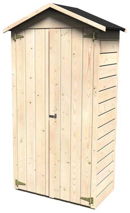 Box portattrezzi in legno di  DECOR ET JARDIN Arbae 0,90 x 0,50 2P/T2P L 92 x P 51 x H 186 cm