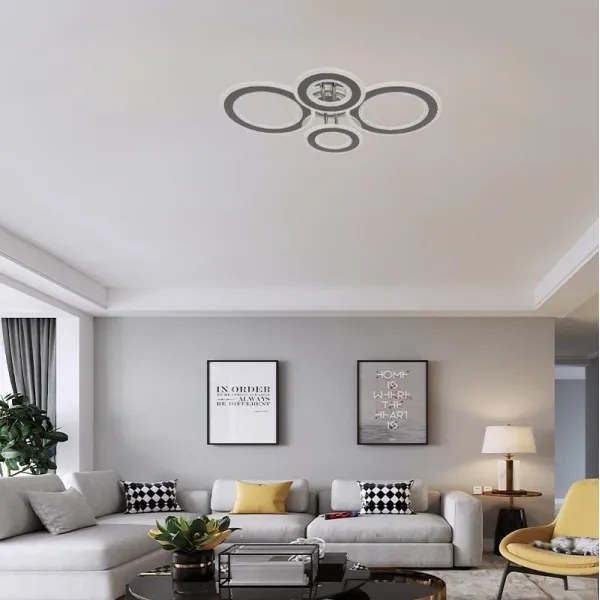 Lampadario a plafone LED dimmerabile LED/100W/230V 3000-6500K + telecomando