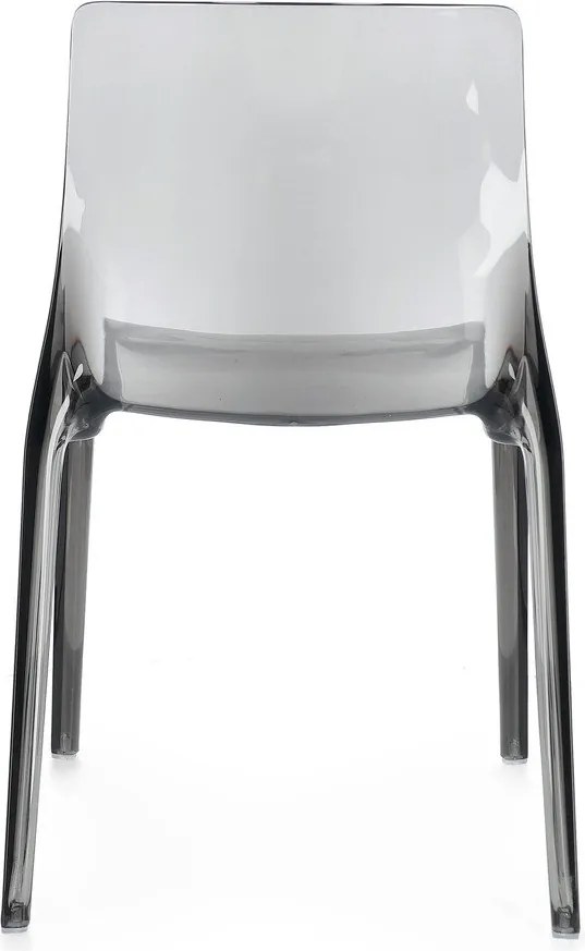 Sedia da esterno grigia in plastica Adele – Bizzotto