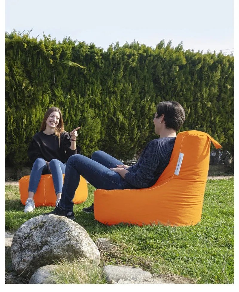 Borsa arancione per sedersi EVA Sport - Floriane Garden