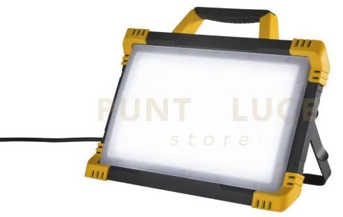 Proiettore led portatile knox giallo e nero 80w 4600-9200lm cct cav...