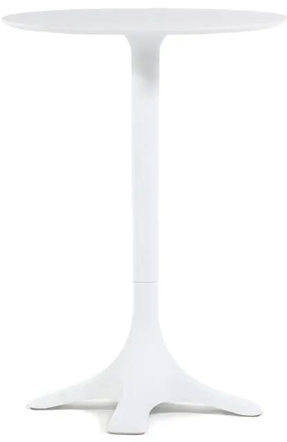 Tavolino da esterno Sunny Bar NEW GARDEN struttura e superficie in polipropilene bianco 80cm