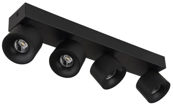 Globo 56961-4B - Faretto LED RAE 4xLED/6W/230V nero