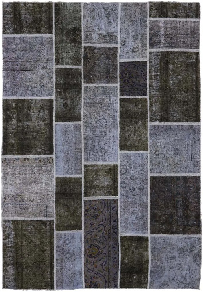 Patchwork Tappeto persiano 170x240 (Iran) Annodato A Mano