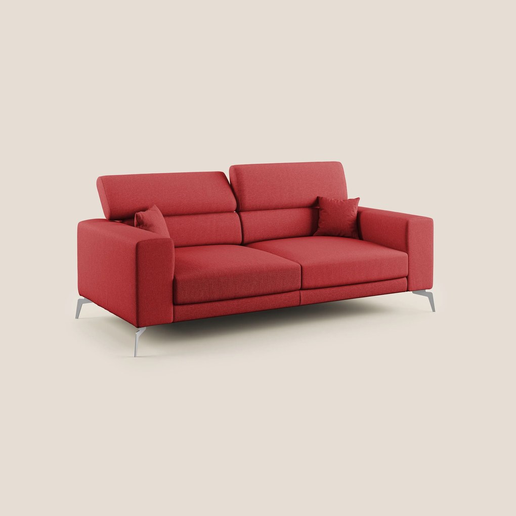 Blade Divano con poggiatesta reclinabili in tessuto impermeabile misto cotone T13