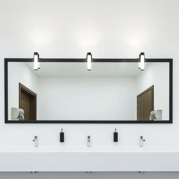 Lampada LED per specchio da bagno APA MINI, 4W/230V, IP44, nero