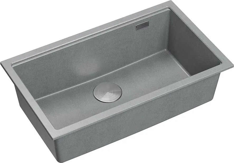 Lavello in granito Logan 110 Grey Metallic