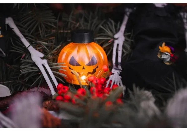 Retlux - SET 6x LED Decorazione HALLOWEEN LED/1xCR2032/bianco caldo zucche