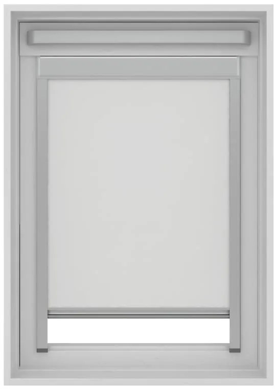 Tenda a rullo oscurante cordless Lucernario Oslo bianco 78x118 cm