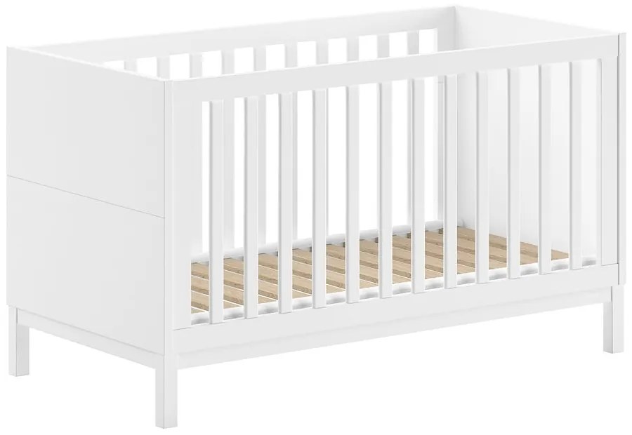 Lettino bianco in pino massiccio 70x140 cm Eva – Vipack