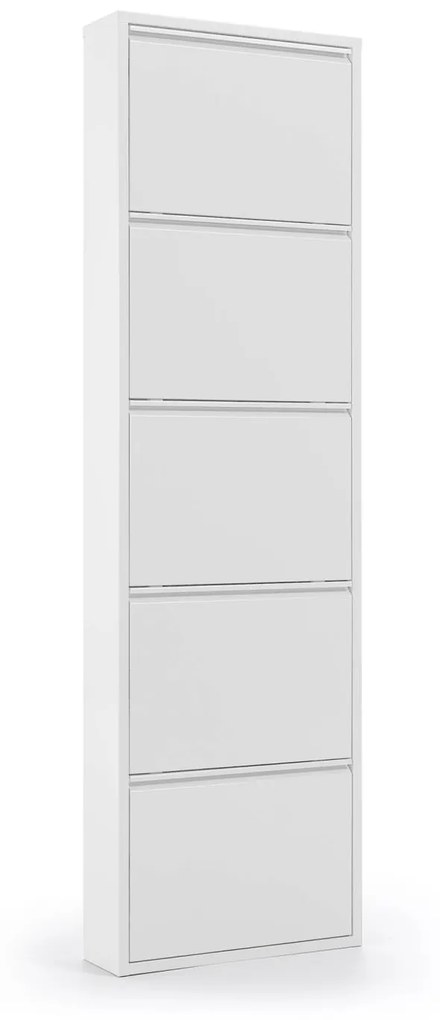 Kave Home - Scarpiera Ode 50 x 168,5 cm 5 ante bianco