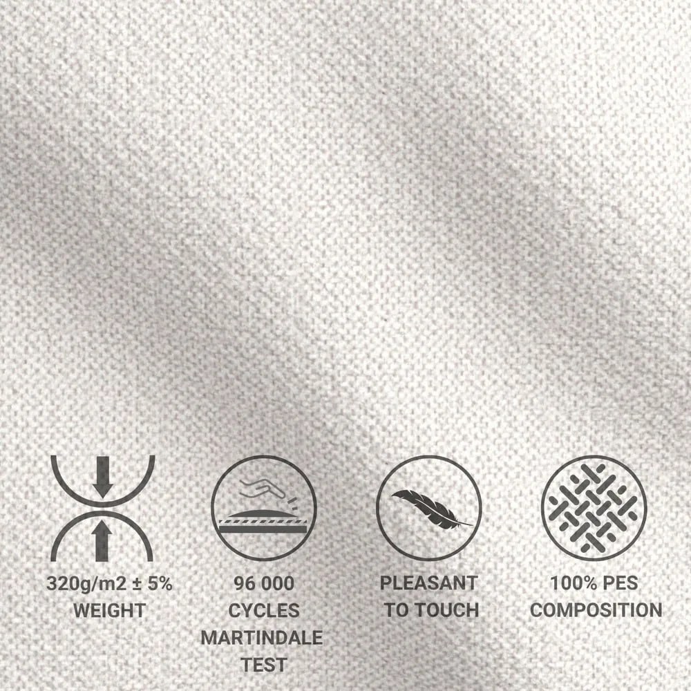 Letto boxspring crema con spazio contenitivo 180x200 cm Monpelli - Maison de Rêve