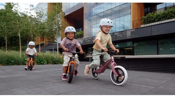 Lionelo - Bicicletta senza pedali BART AIR nero/arancione