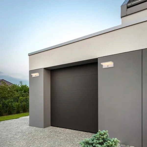 Rabalux 77116-Applique da esterno con sensore ZARAGOZA LED/9W/230V IP54  bianco