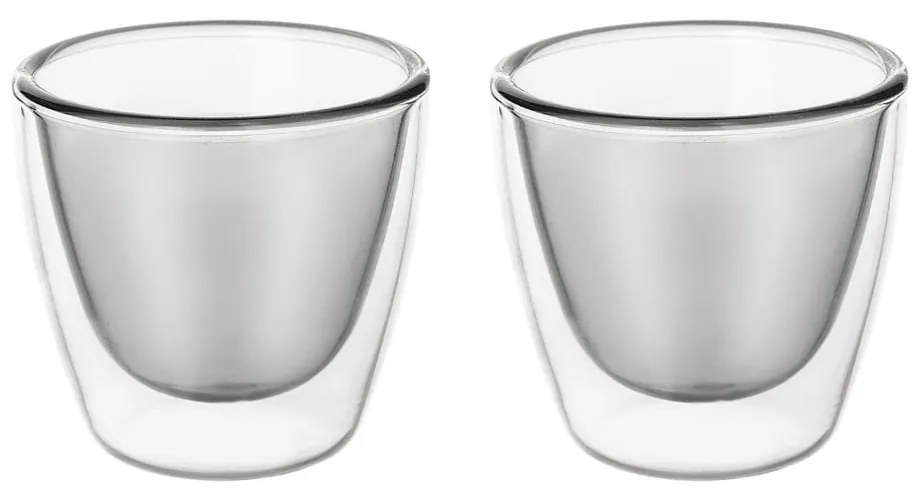 Set di 2 tazzine da espresso in vetro 110 ml - Orion