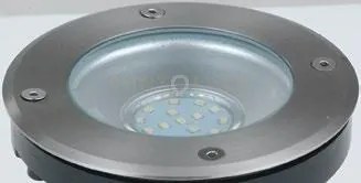 Faro a incasso calpestabile drive orientabile acciaio 1 luce attacc...