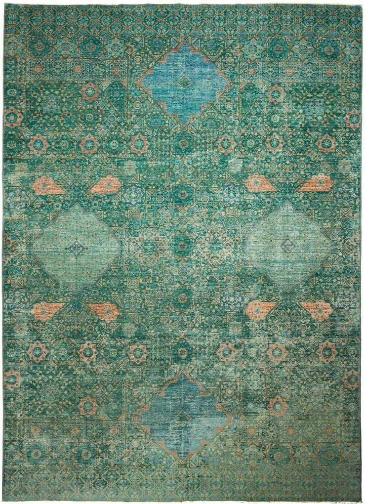 Mamluk Tappeto 250x340 Grigio (Pakistan) Annodato A Mano
