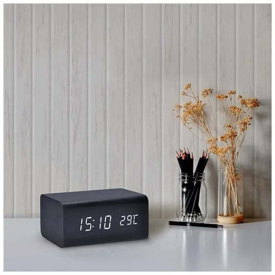 Solight CA01B − Orologio con sveglia LED/5V/3xAAA 3000mA