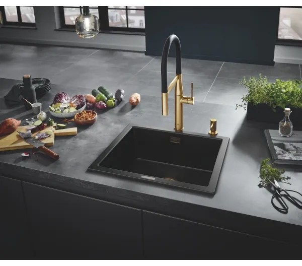 GROHE 40535GN0 - Dispenser di sapone COSMOPOLITAN 500 ml oro