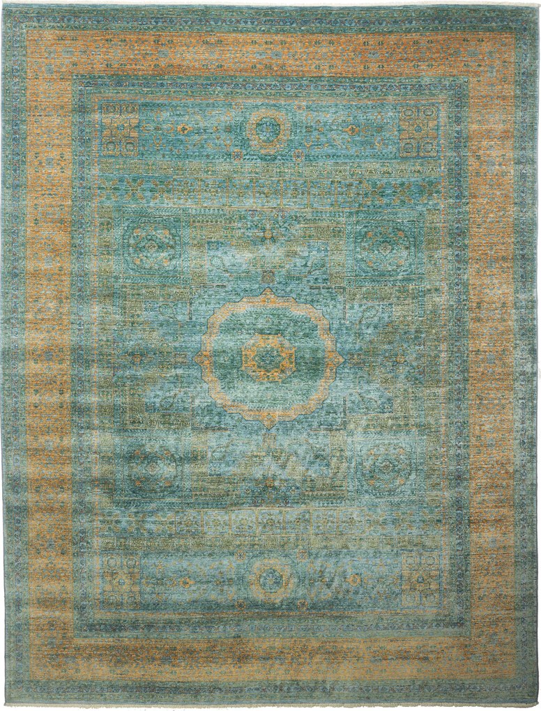 Mamluk Tappeto orientale 360x270 (Pakistan) Annodato A Mano