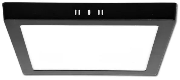 Ecolite LED-CSQ-CCT/18W/CR - Plafoniera LED RAFA 18W/230V nera