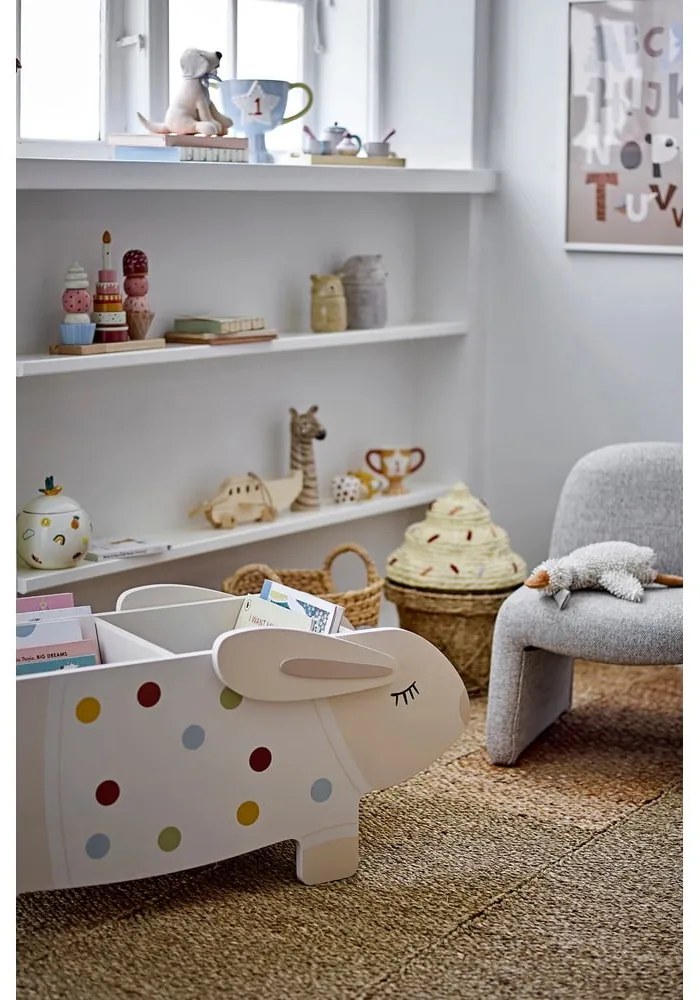 Libreria per bambini color crema 87x38x32 cm Villja – Bloomingville Mini